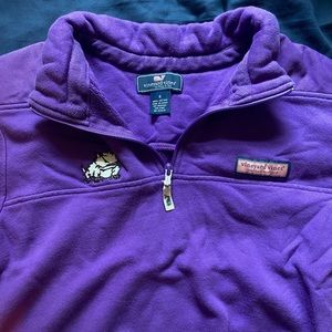Long Sleeve TCU Vineyard Vines Pull-over/Sweater